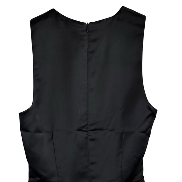 NEW NBD Urban Outfitters Laken Wrap Romper Black SMALL Mini Night Out Cocktail - Picture 7 of 13